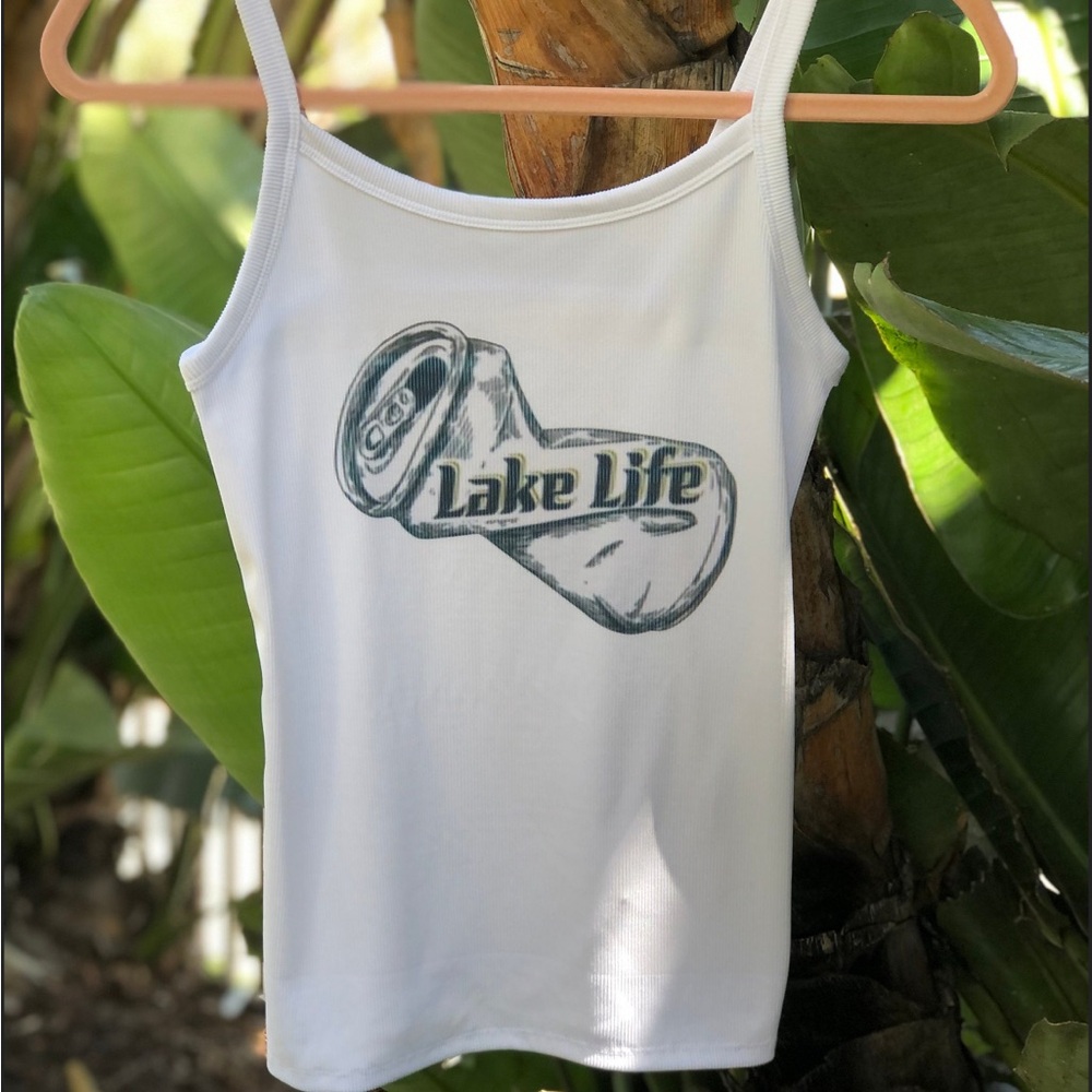 White Lake Life Tank Top